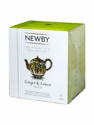 Чай Newby Имбирь и лимон травяной  в пирамидках 15 шт.