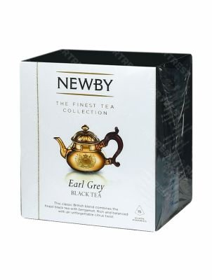 Чай Newby Эрл грей черный в пирамидках 15 шт.