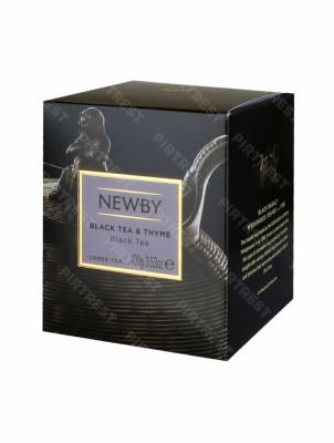 Чай Newby Черный чай с чабрецом  листовой 100 г.