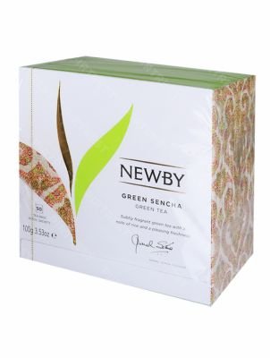 Чай Newby Зеленая сенча пакетированный  50 пак. х 2 г.