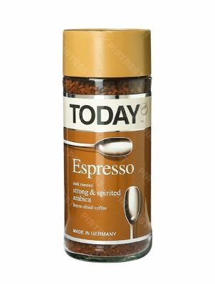 Кофе Today Espresso растворимый 95 г. (ст.б.)