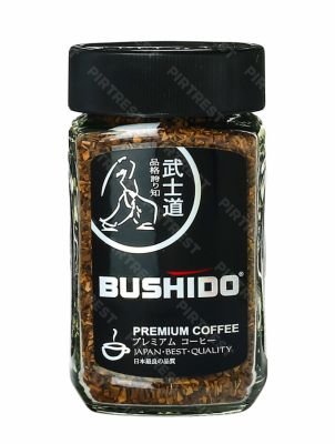 Кофе Bushido  Black Katana растворимый 100 г. (ст.б.)