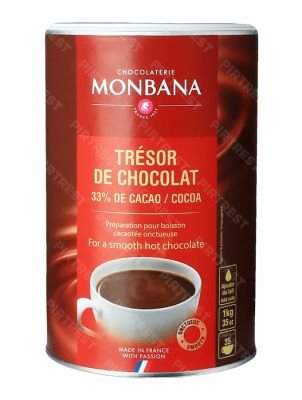 Горячий шоколад Monbana Шоколадное сокровище 1кг.