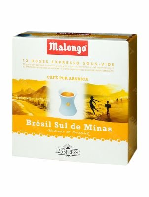 Кофе Malongo  Brasil Sul de Minas в чалдах 12 шт.