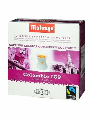 Кофе Malongo  Colombie Supremo в чалдах 12 шт.