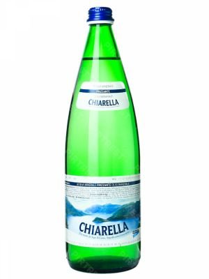 Вода Chiarella  газированная, стекло 1 л. (зеленая)
