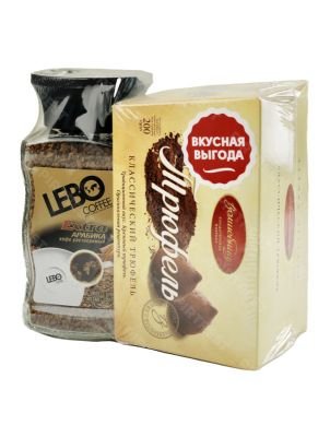 Кофе Lebo Extra  растворимый 100 г. (ст/б)