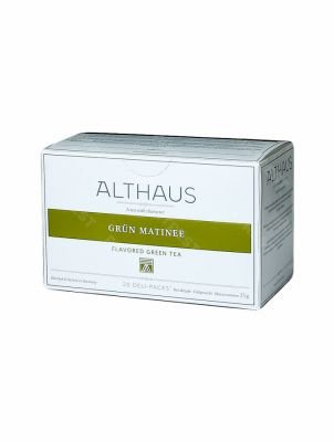 Чай Althaus Grun Matinee зеленый в пакетиках 20 шт.