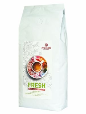Кофе Impresto Fresh в зернах 1 кг.