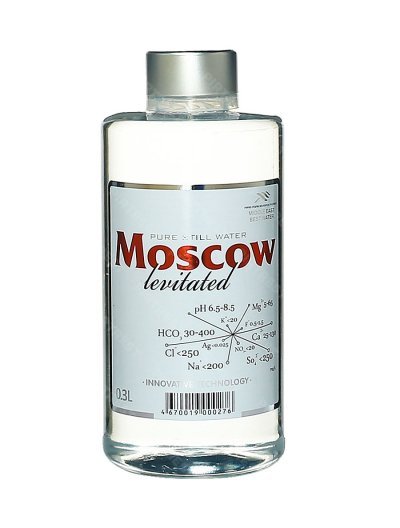 Вода Moscow levitated негазированная 0.3 л. (ПЭТ, Модель	 МЛЦ03)