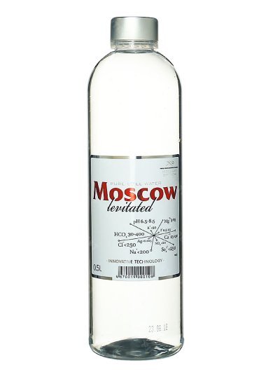 Вода Moscow levitated негазированная 0.5 л. (ПЭТ, модель МЛП05)