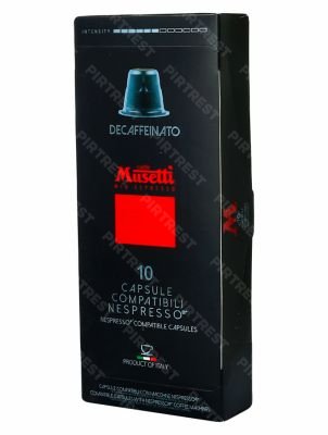 Кофе Molinari Decaffeinated (системы NESPRESSO) в капсулах (10 капсул × 5 г.)