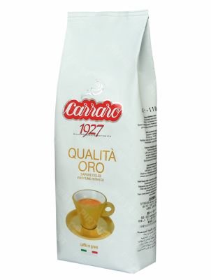 Кофе Carraro Qualita Oro в зернах  500 г.