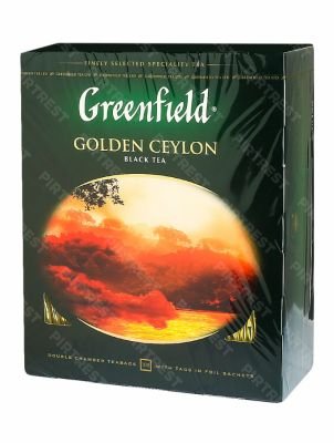 Чай Greenfield Golden Ceylon черный в пакетиках 100 шт.