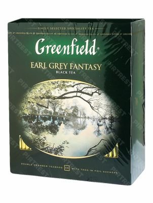 Чай Greenfield Earl Grey Fantasy черный в пакетиках 100 шт.