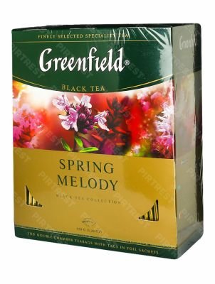Чай Greenfield Spring Melody черный в пакетиках 100 шт.