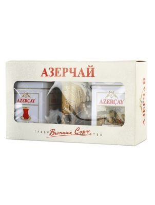 Чай Азерчай черный (Подарочный набор)