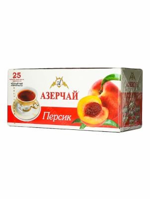 Чай Азерчай Персик черный в пакетиках 25 шт.