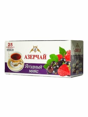 Чай Азерчай Ягодный черный (25 пак)