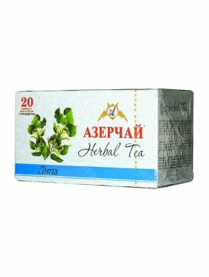 Чай Азерчай Липа травяной в пакетиках 20 шт.