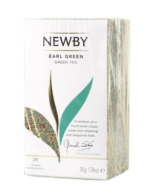 Чай Newby Эрл Грин зеленый в пакетиках 25 шт.