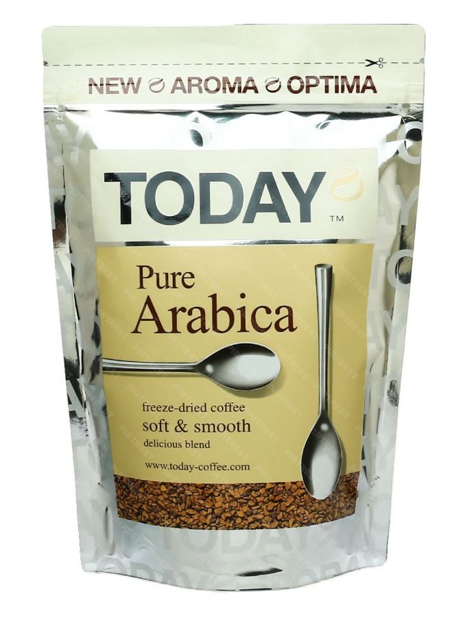 Кофе pure arabica. Кофе today Arabica. Кофе Тудей Арабика 95. Немецкий растворимый кофе. Арабика кофе растворимый в мягкой упаковке.