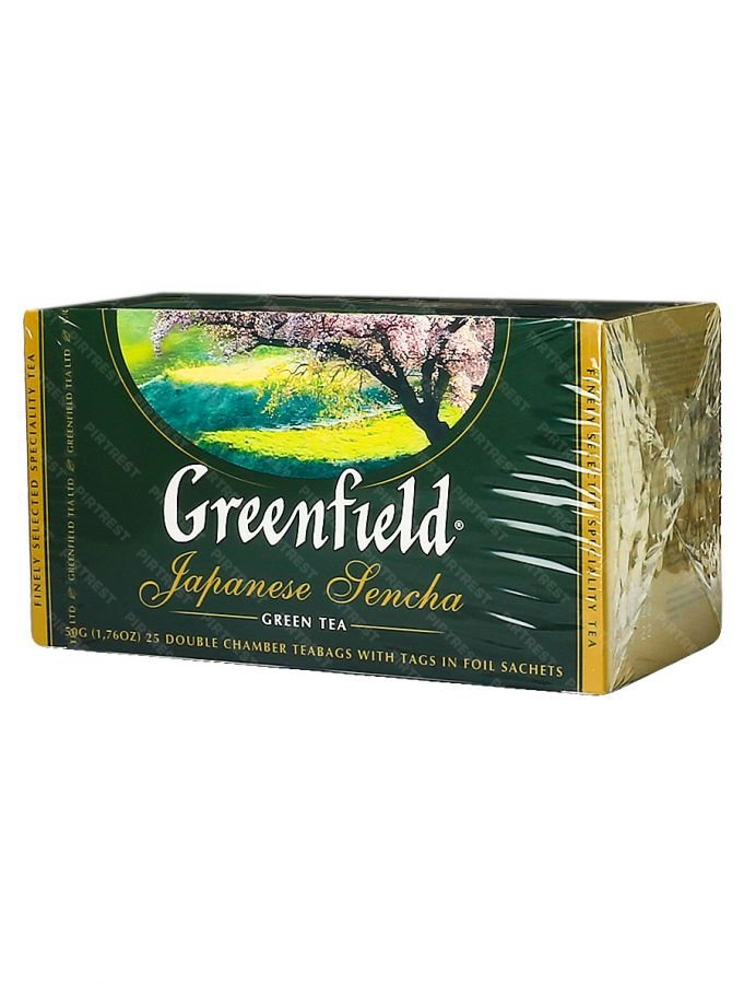 Чай гринфилд в пакетах. Чай Гринфилд Japanese Sencha. Чай Гринфилд зеленый 25 пакетиков. Чай в пакетиках зеленый Greenfield Japanese Sencha, 25 шт. Зелёный чай Гринфилд в пакетиках.