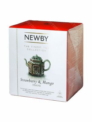 Чай Newby Клубника и манго черный в пирамидках 15 шт.