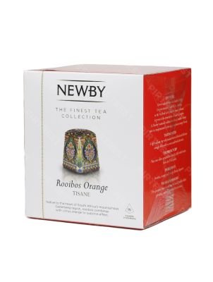 Чай Newby Ройбус и апельсин травяной в пирамидках 15 шт.