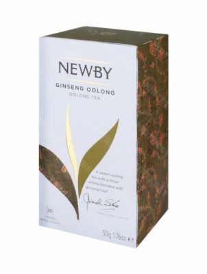 Чай Newby Newby Женьшеневый улонг пакетированный 25 пак. х 2 г.