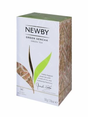 Чай Newby Зеленая сенча пакетированный 25 пак. х 2 г.