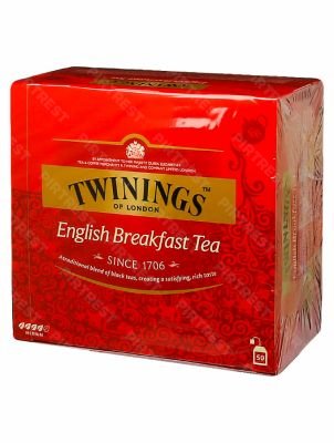 Чай Twinings English Breakfast Tea черный в пакетиках 50 шт.