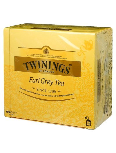 Чай Twinings Earl Grey черный 50 пак. x 1.5 г.