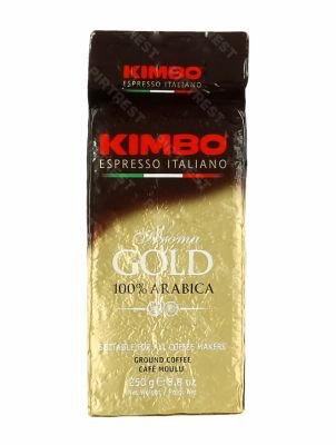 Кофе Kimbo  Aroma Gold молотый 250 г.  в.у.