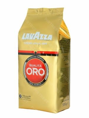 Кофе Lavazza Qualita Oro в зернах 500 г.