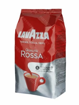 Кофе Lavazza Rossa  в зернах 1 кг.