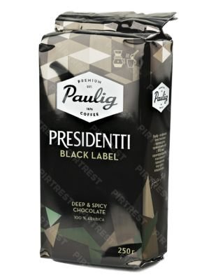 Кофе Paulig Presidentti Black Label в зернах 250 г.