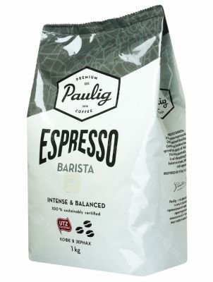 Кофе Paulig Espresso Barista в зернах 1 кг.
