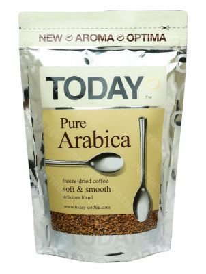 Кофе Today Pure Arabica растворимый  150 г.