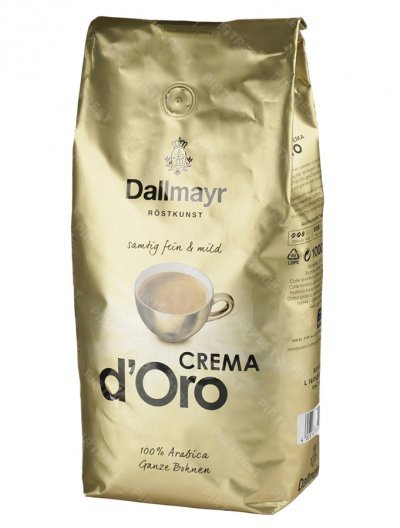 Кофе Dallmayr Crema d`Oro в зернах 1 кг.
