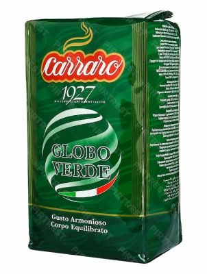 Кофе Carraro Globo Verde в зернах 1 кг.