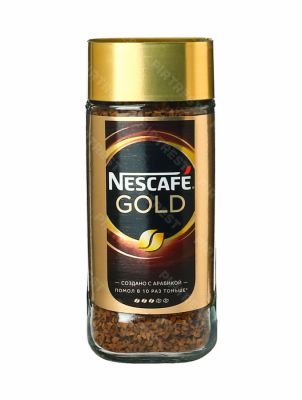 Кофе Nescafe Gold растворимый 95 г. (ст.б)