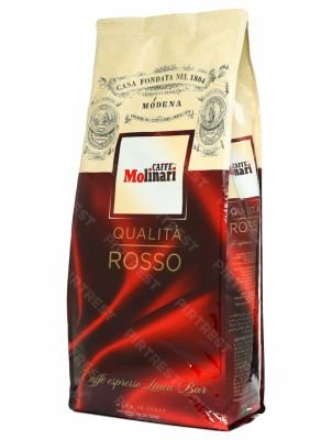Кофе Molinari Qualita Rosso в зернах 1 кг.