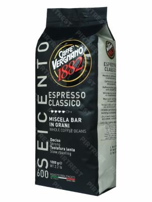 Кофе Vergnano Espresso Classico 600 в зернах 1кг.