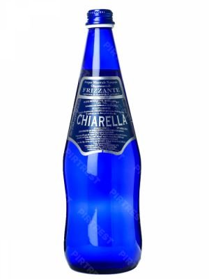 Вода Chiarella  газированная, стекло 1 л. (синяя)