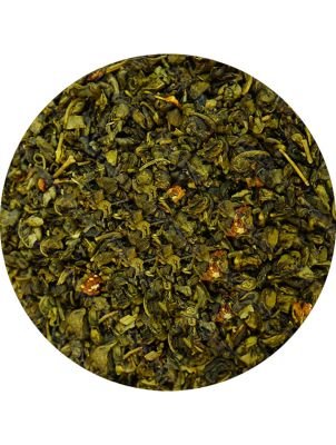 Чай Земляника со сливками (Ароматизированный чай) зеленый 100 г.