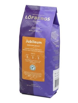 Кофе Lofbergs Lila Jubileum в зернах 400 г.