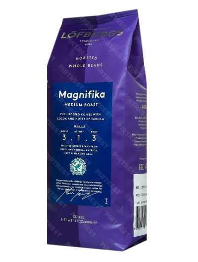 Кофе Lofbergs Lila Magnifica в зернах 400 г.