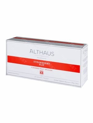 Чай Althaus Strawberry Flip (Строберри Флип) Пакетики для чайника 20 пак. x 4 г.