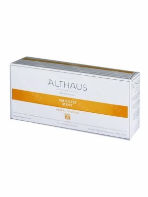 Чай Althaus Smooth Mint (Смут Минт Мята) Пакетики для чайника 15 пак. x 3 г.